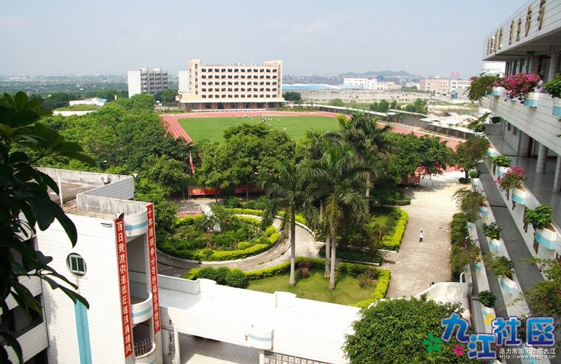 美丽的沙头华光中学校园