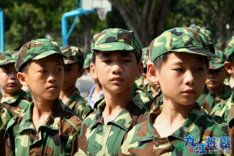 2009年8月华光中学新生军训